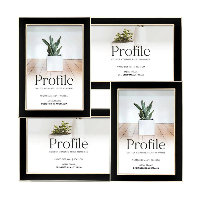 Eternal Rose Gold 4 Photo 4x6 Frames