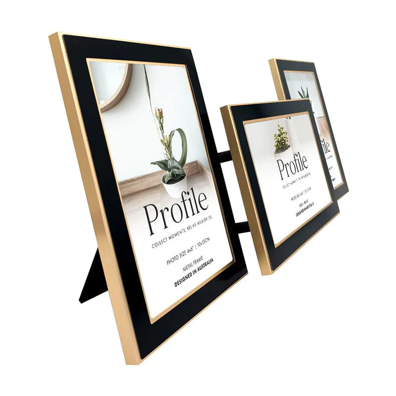 Eternal Rose Gold 3 Photo 4x6 Frames